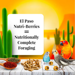 LAFEBER'S El Paso Nutri-Berries avec poivrons rouges et verts visibles, mélange sain