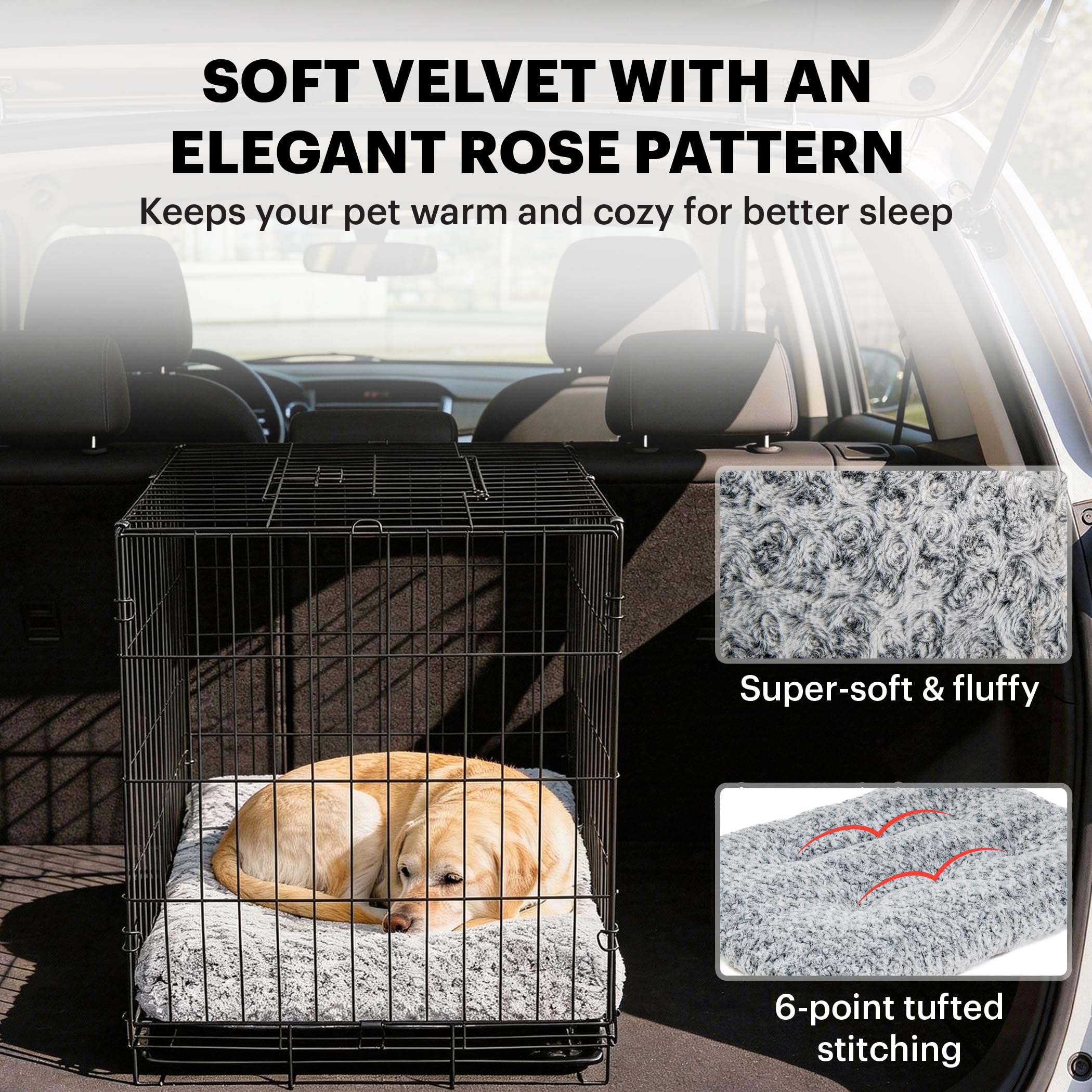 Lafyette base anti-derapante pour crate, sécurité renforcée.