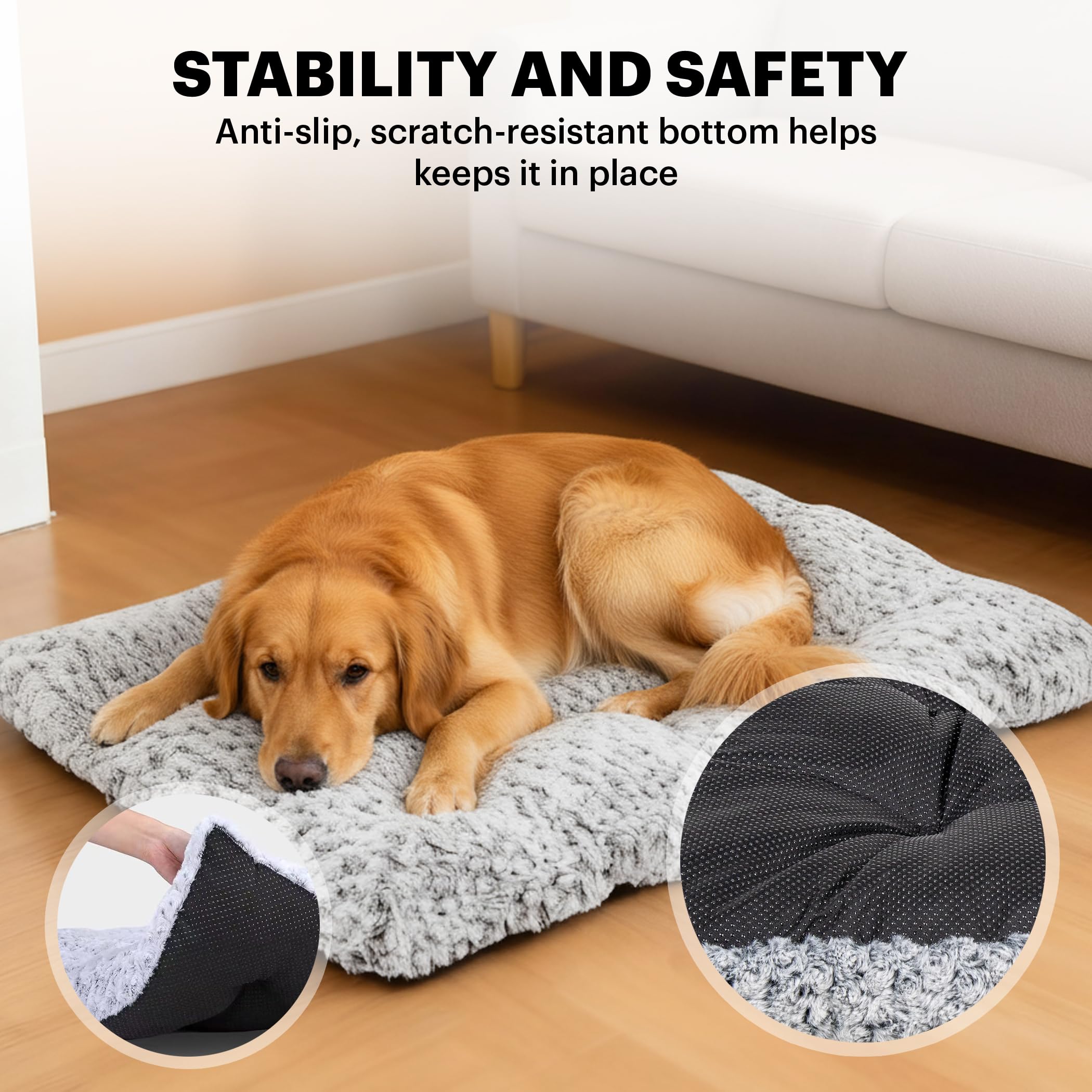 Lafyette matelas crate lavable et durable, pratique au quotidien.