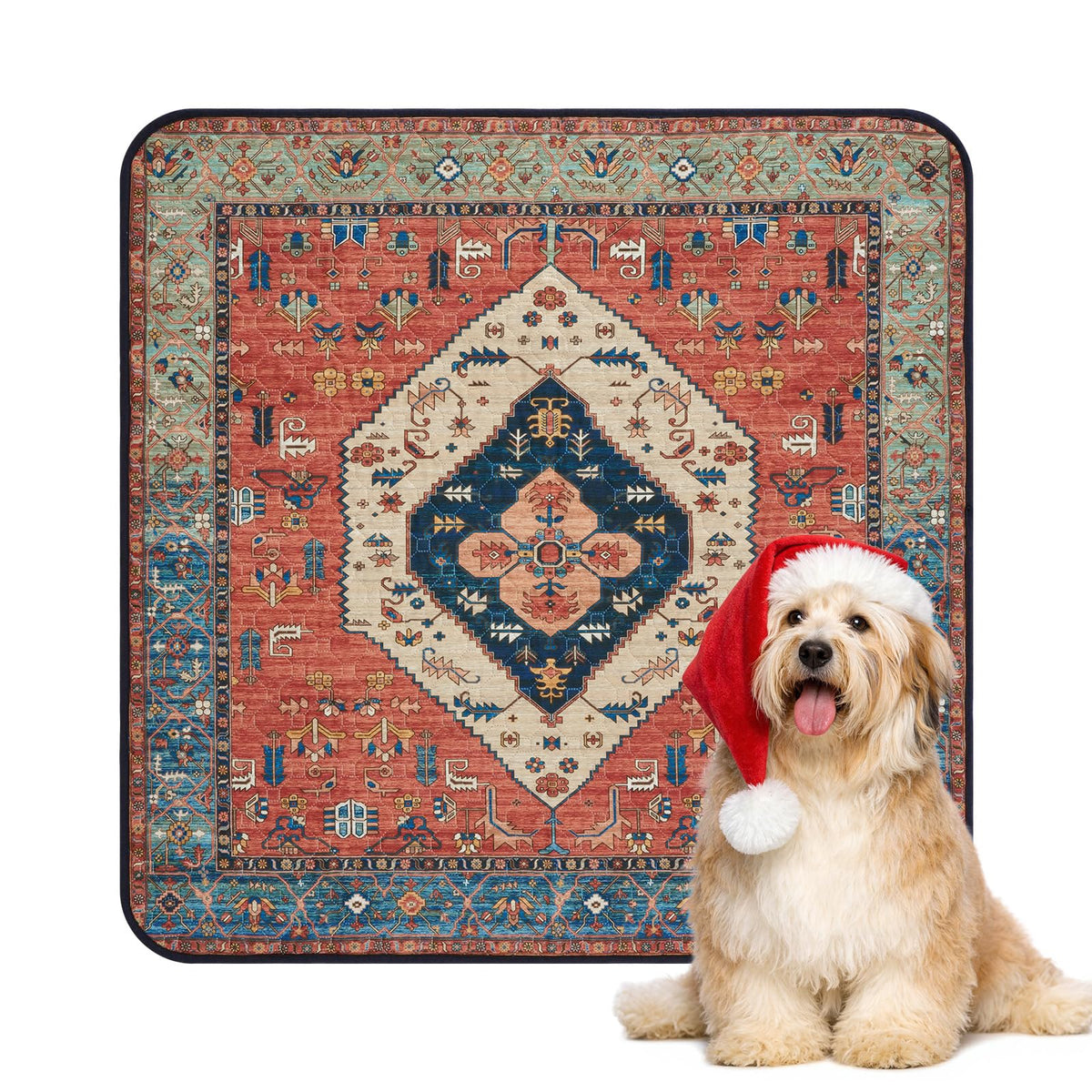 Tapis Lahome extragrand absorbant et lavable pour chien de grande taille