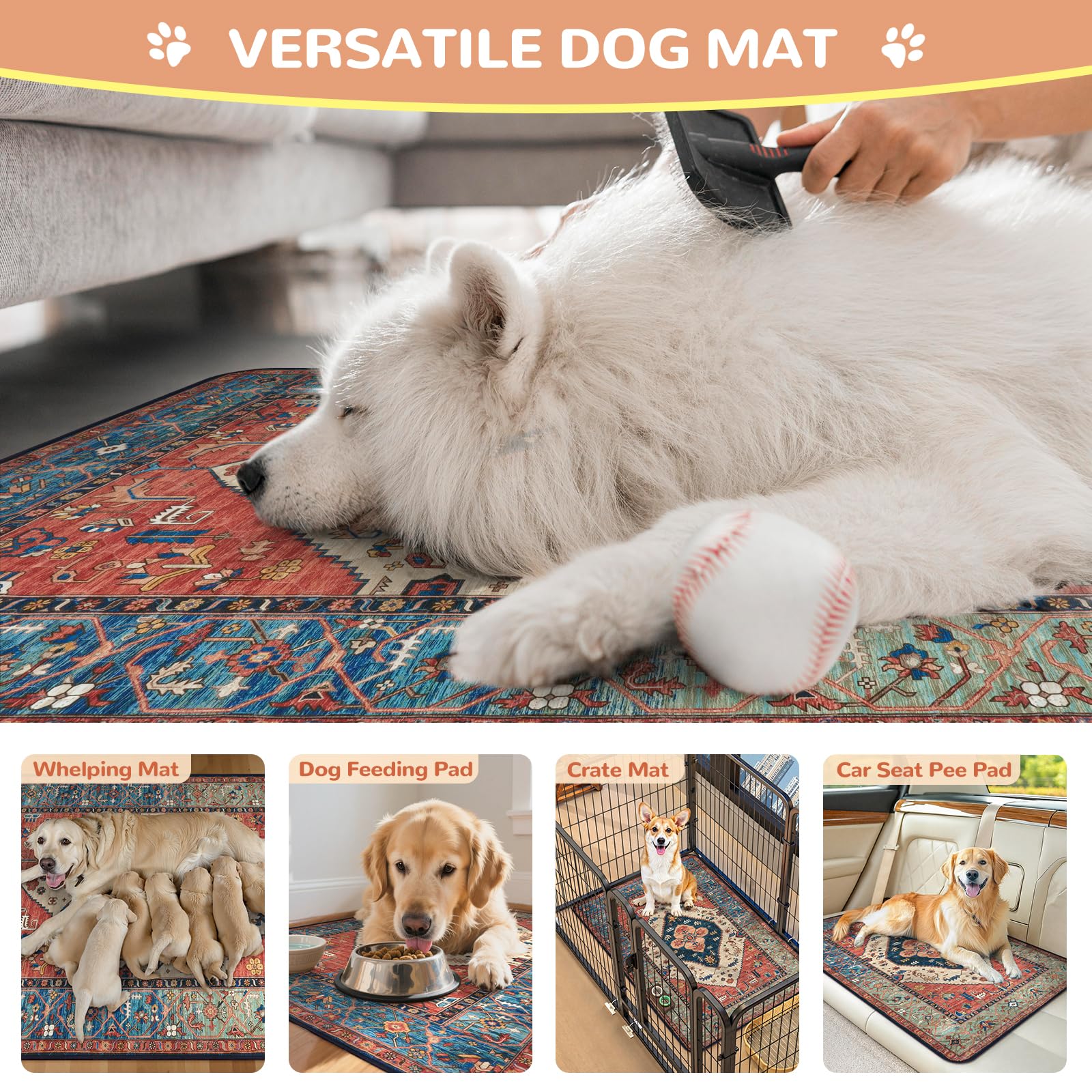 Tapis Lahome absorption rapide evacuation efficace du liquide