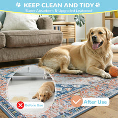 Lahome Tapis-puppy-pads antiiderapant-base offrant une meilleure adherance
