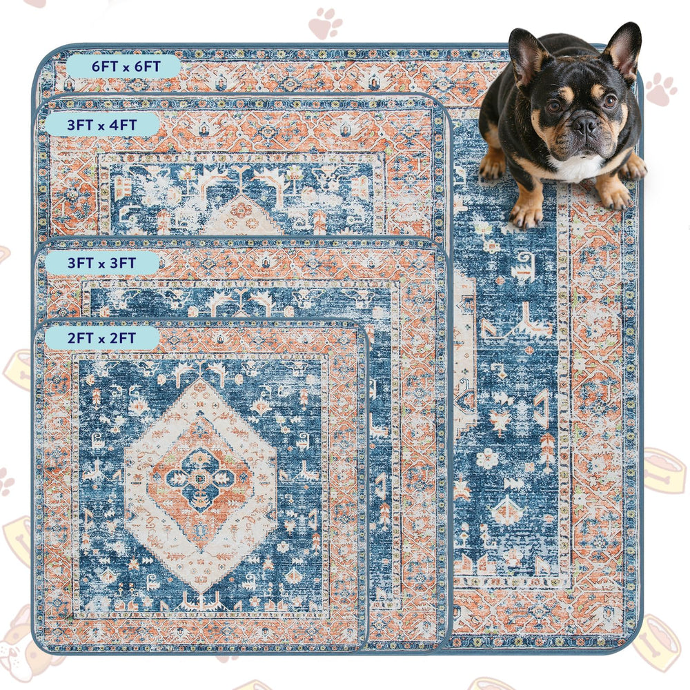 Lahome Tapis-puppy-pads bords-renforcees resiste a la morsure