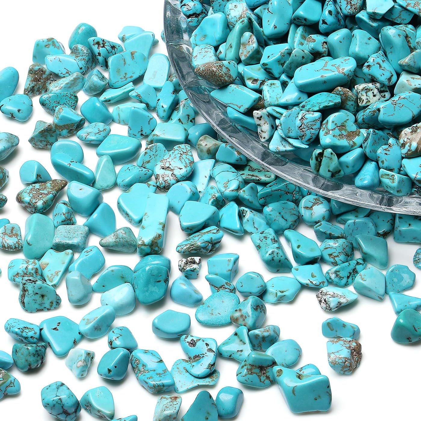 Laidanla: morceaux turquoise bruts pour méditation et Reiki