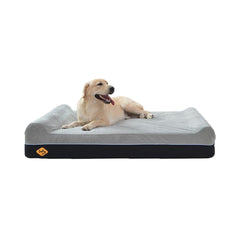 Lit Laifug pour chien avec oreiller mémoire extralarge offrant un soutien confortable.