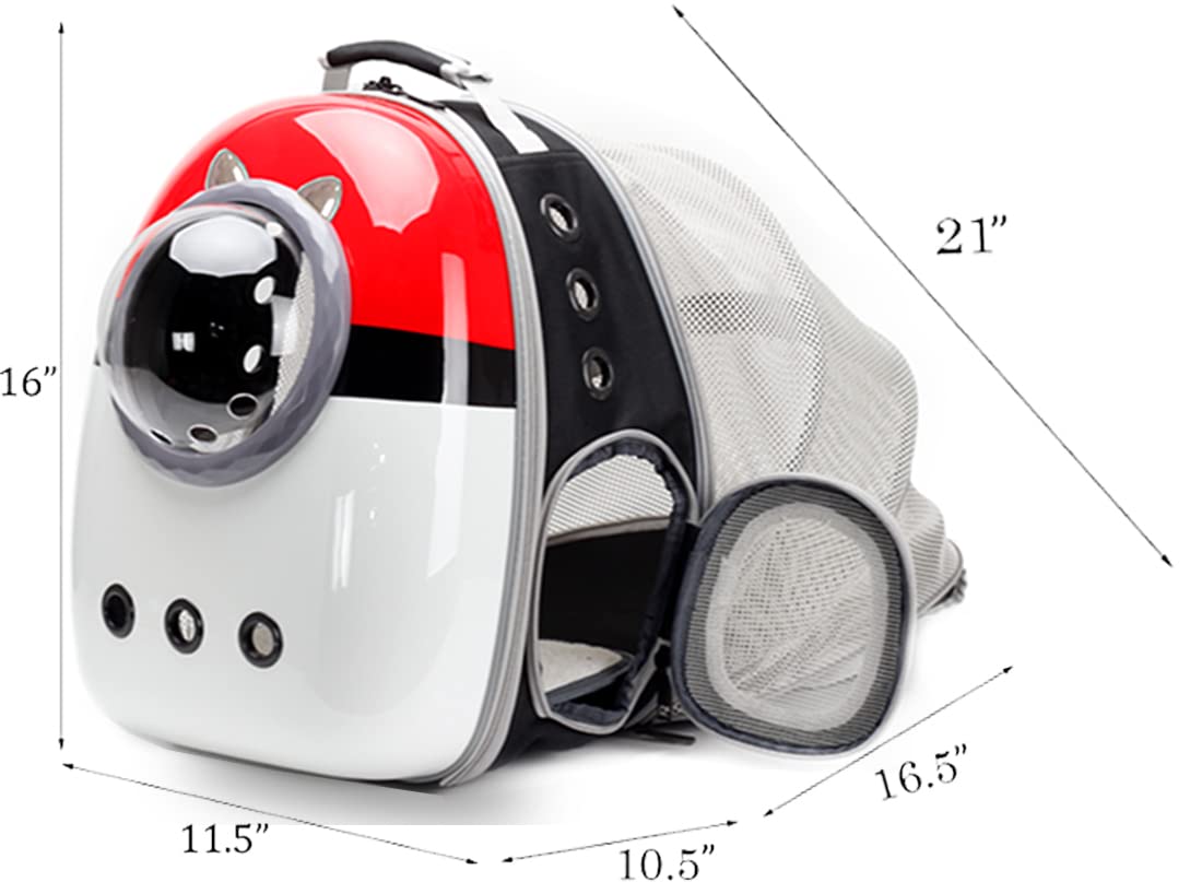 LAIRIES sac chat extension dorsale, espace accru pour déplacements
