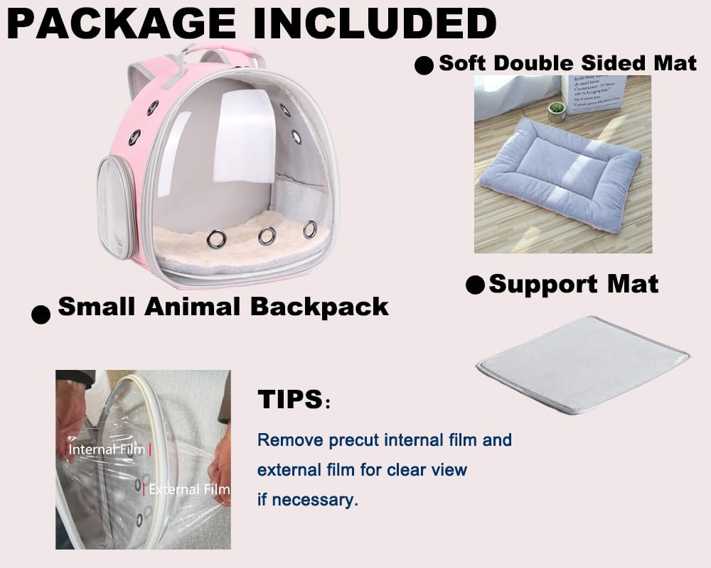 LAIRIES sac animal portable avec accessoires inclus pour commodité et entretien.
