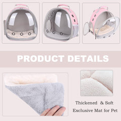 LAIRIES sac animal portable, poids léger facilitant les déplacements quotidiens.