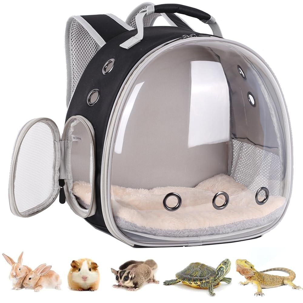 Lairies sac animaux portable avec ventilation efficace pour sorties confortables.