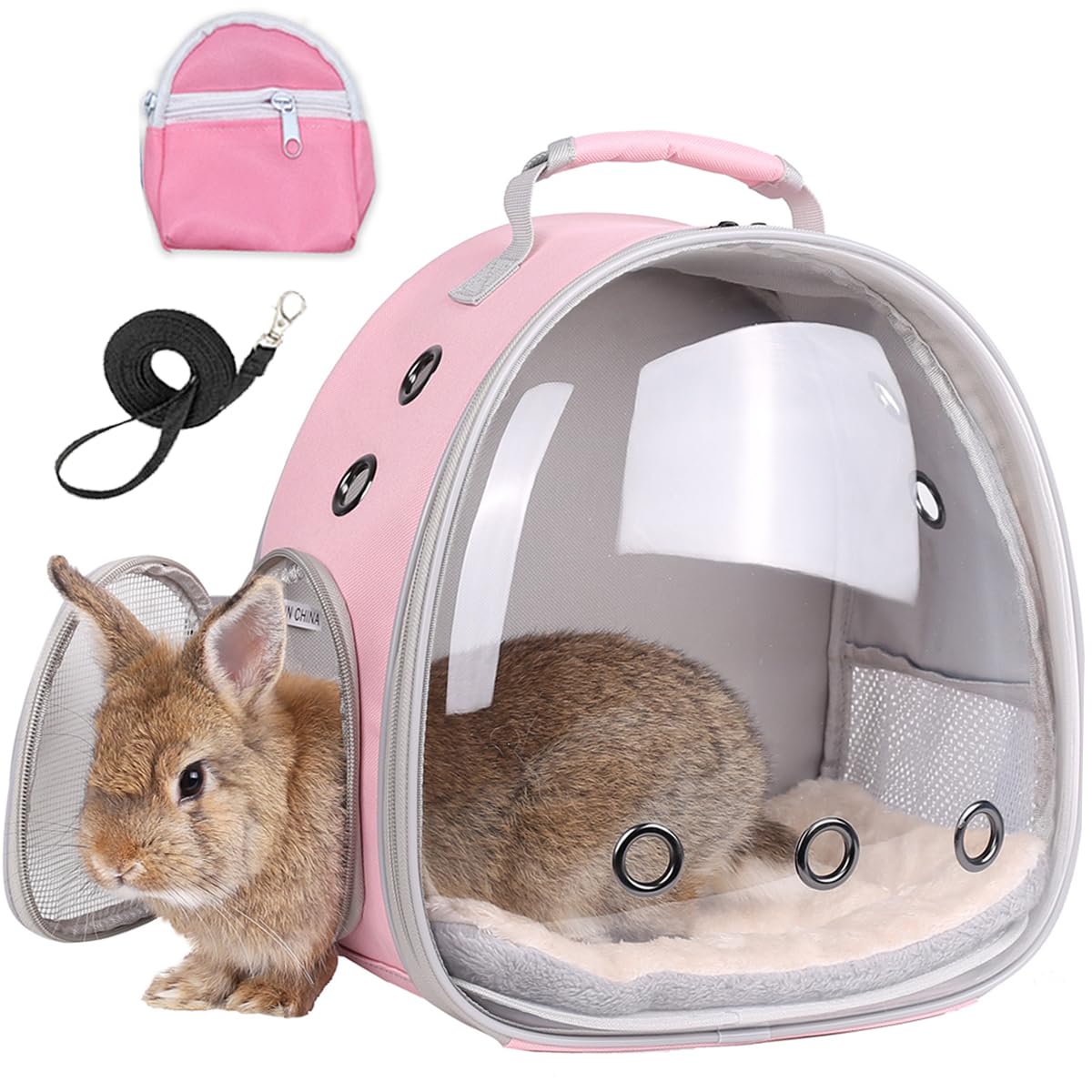 LAIRIES sac pour petits animaux avec fenêtre avant, visibilité accrue pour votre compagnon.