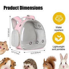 LAIRIES sac d’animaux avec ventilation à trois trous pour air frais.