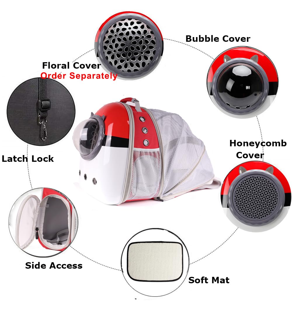 LAIRIES sac d'ados porte-chat extensible ouvertures de ventilation 9: ventilation optimale pour l'animal.