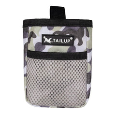 LAIYOHO sacoche friandises chien camouflage ceinture pratique pour sorties mains-libres.