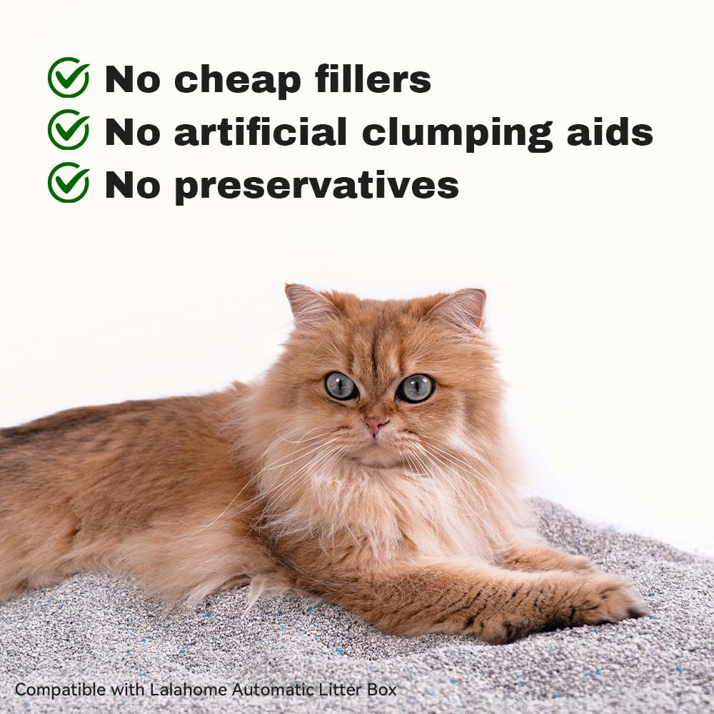 LALAHOME Bentonite Pour Plusieurs Chats : efficacité longue durée.