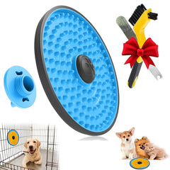 Lalolee tapis de léchage fixé sur cage, ralentit l'ingestion et apaise le chien.