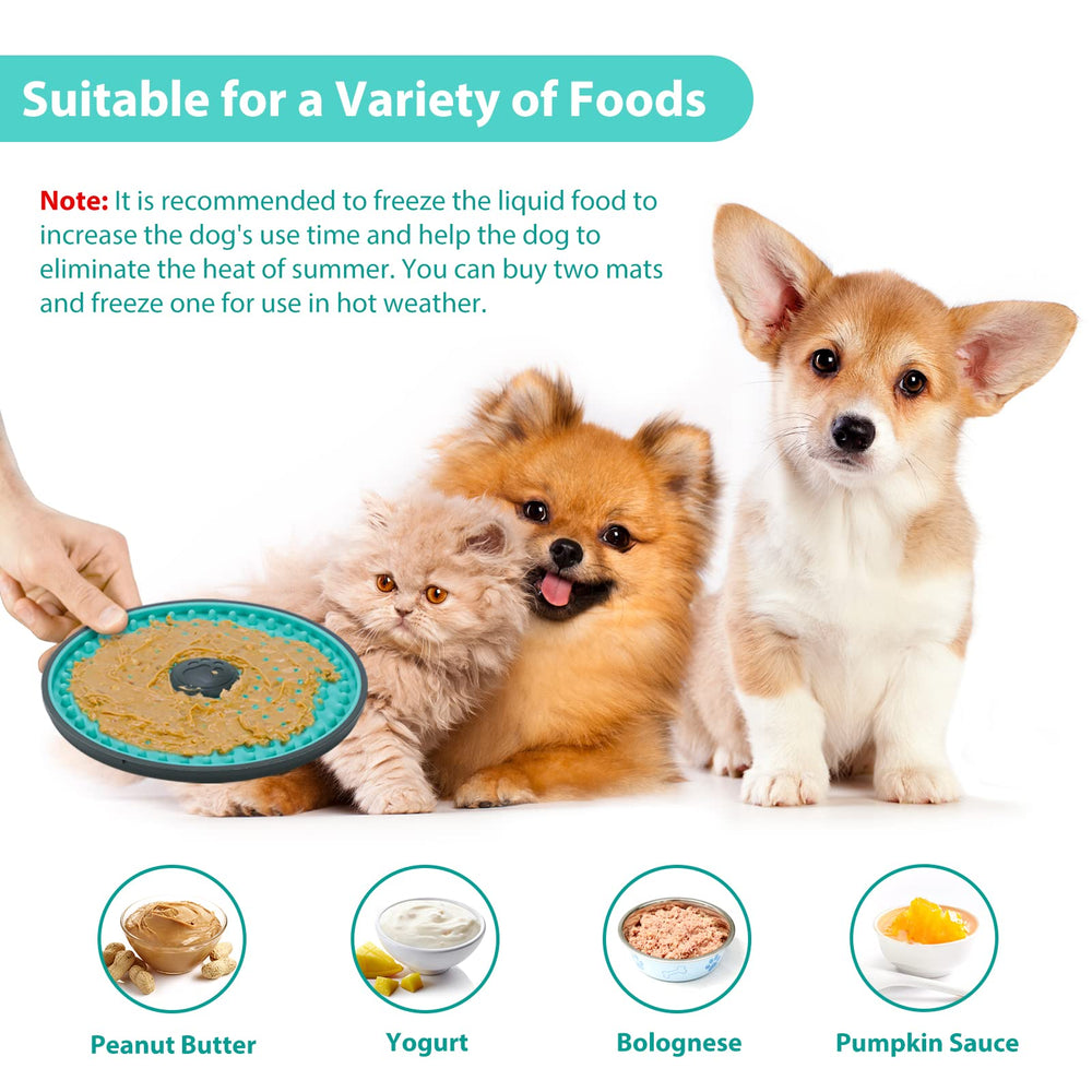 Tapis Lalolee de léchage – silicone alimentaire sûr et nettoyage facile.