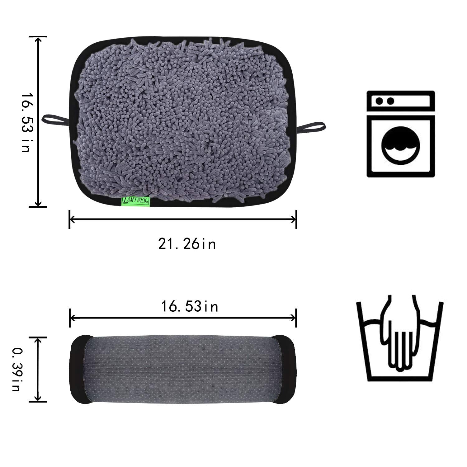 LAMTWEK nettoyage facile, lavage en machine sans effort.