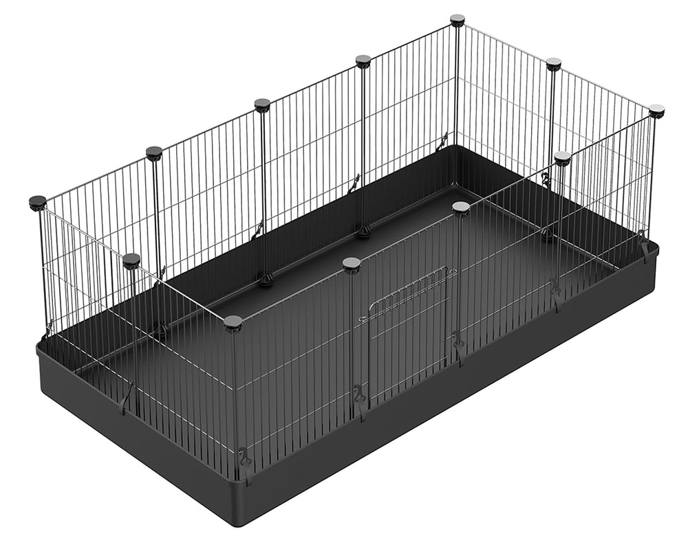 LANGXUN aire de jeu 12 pièces pour petits animaux, adaptable et sûr.