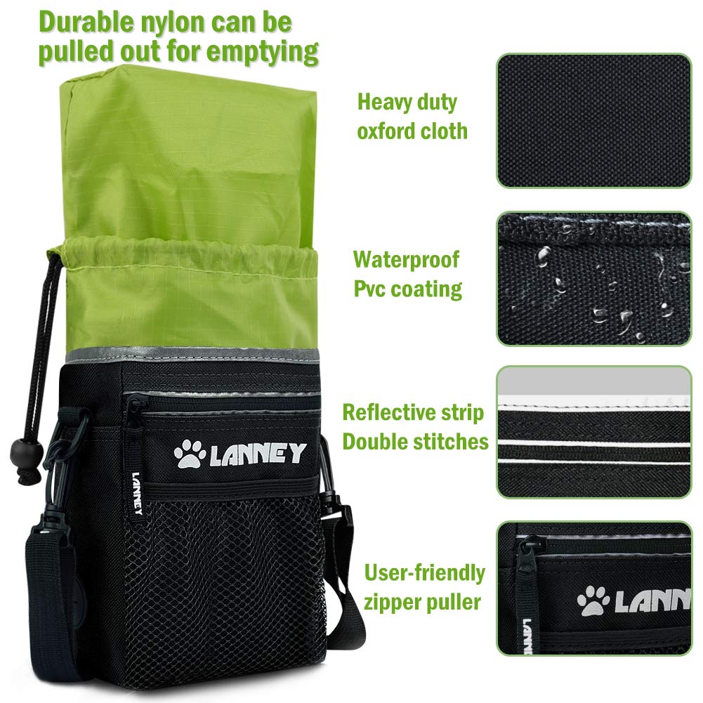LANNEY sac friandises dressage épaule, ceinture réglable pour porter confortablement.