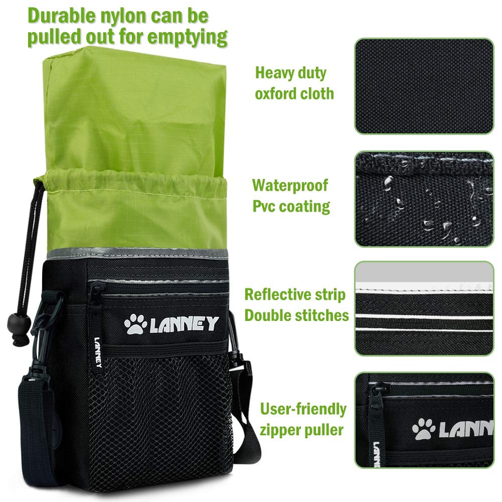 LANNEY sac friandises dressage épaule, ceinture réglable pour porter confortablement.