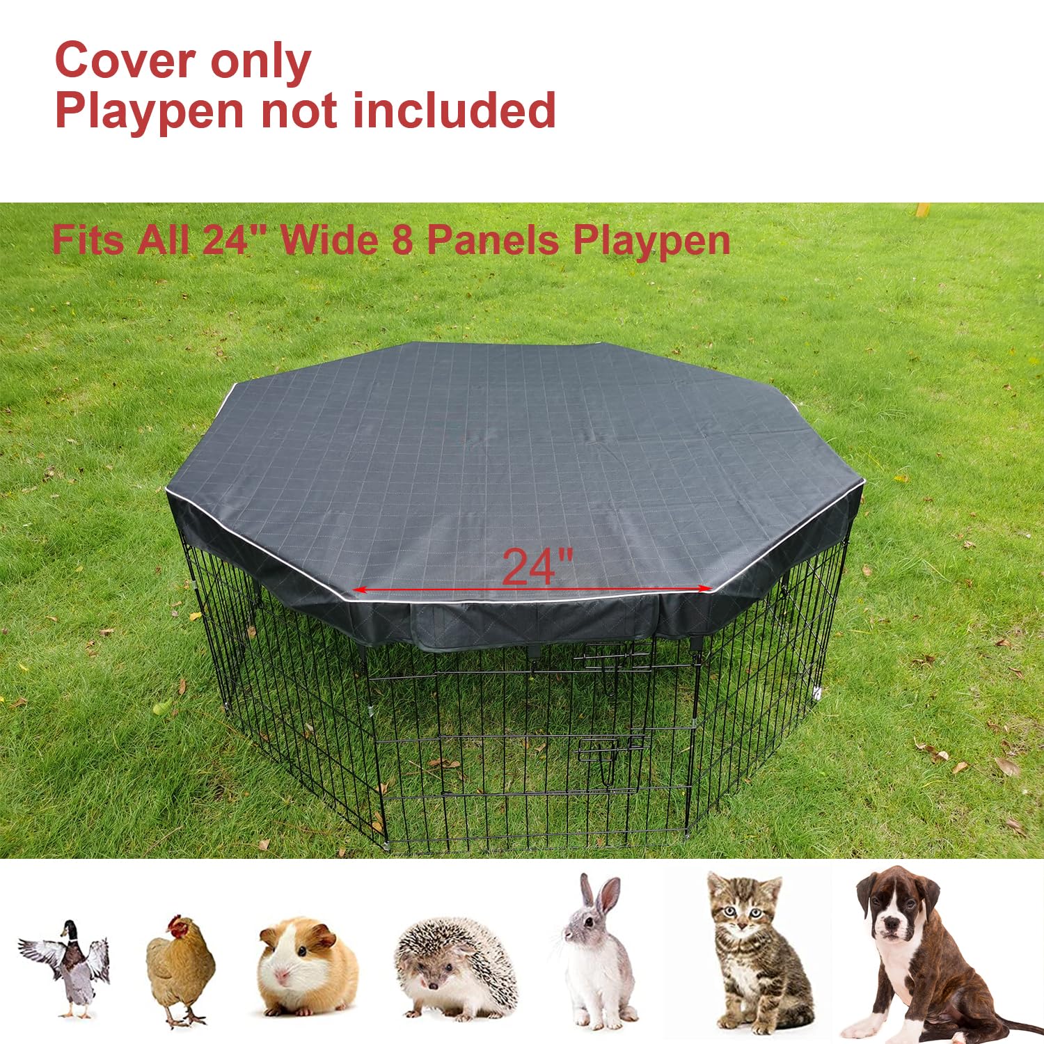 LAOZZ couverture parc chien pluie, protège lors des sorties pluvieuses