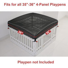 LAOZZ maillage polyester vinyle durable pour enclos pour chien.