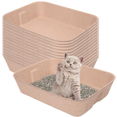 Boite a litiere jetable LAPEQQIOJEJ ensemble 15pack pratique pour deplacements