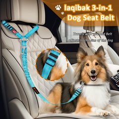 Laqibak attache auto rotation 360 pour chien, évite les enchevêtrements.