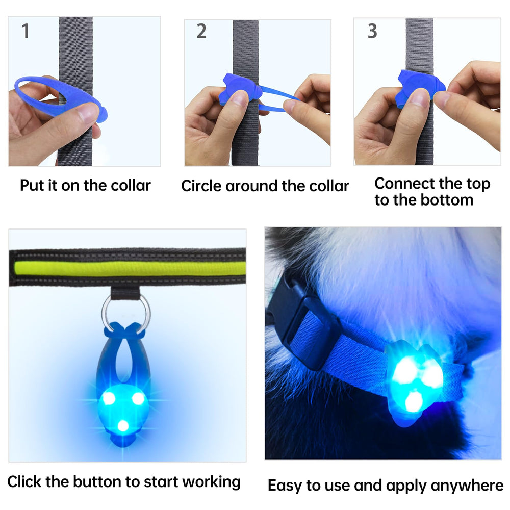 LaRoo collier lumineux ajustable, convient à toutes les tailles de chien