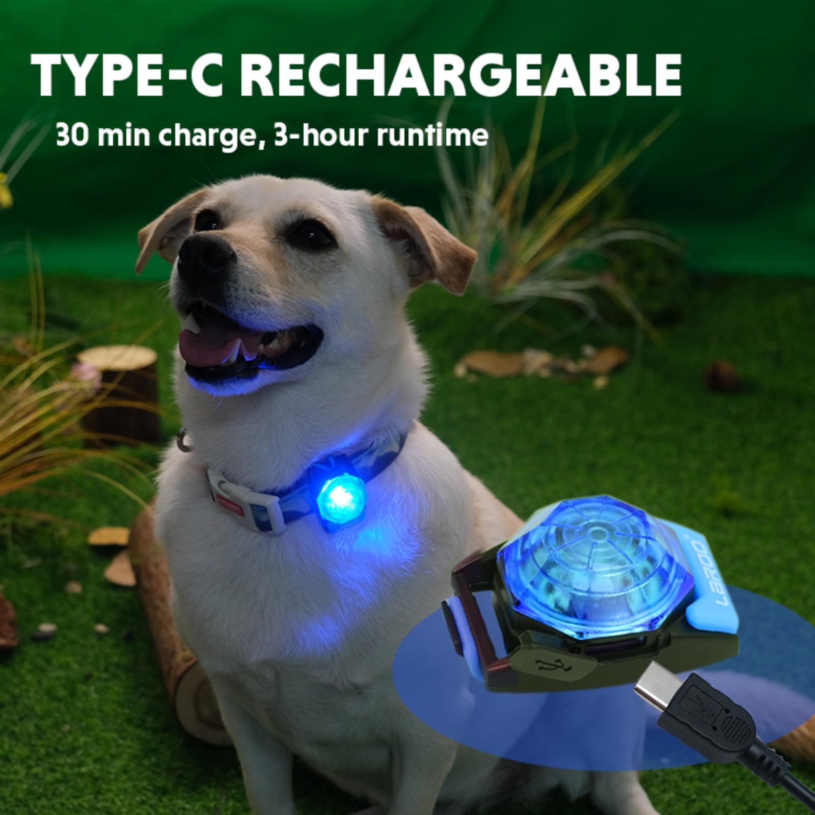LaRoo lampe mode rapide, aide à se faire repérer rapidement.