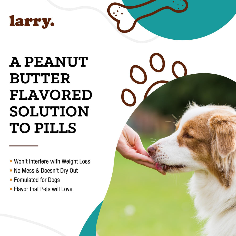 Larry friandise-pour-medicaments-chien: transforme le médicament en récompense.