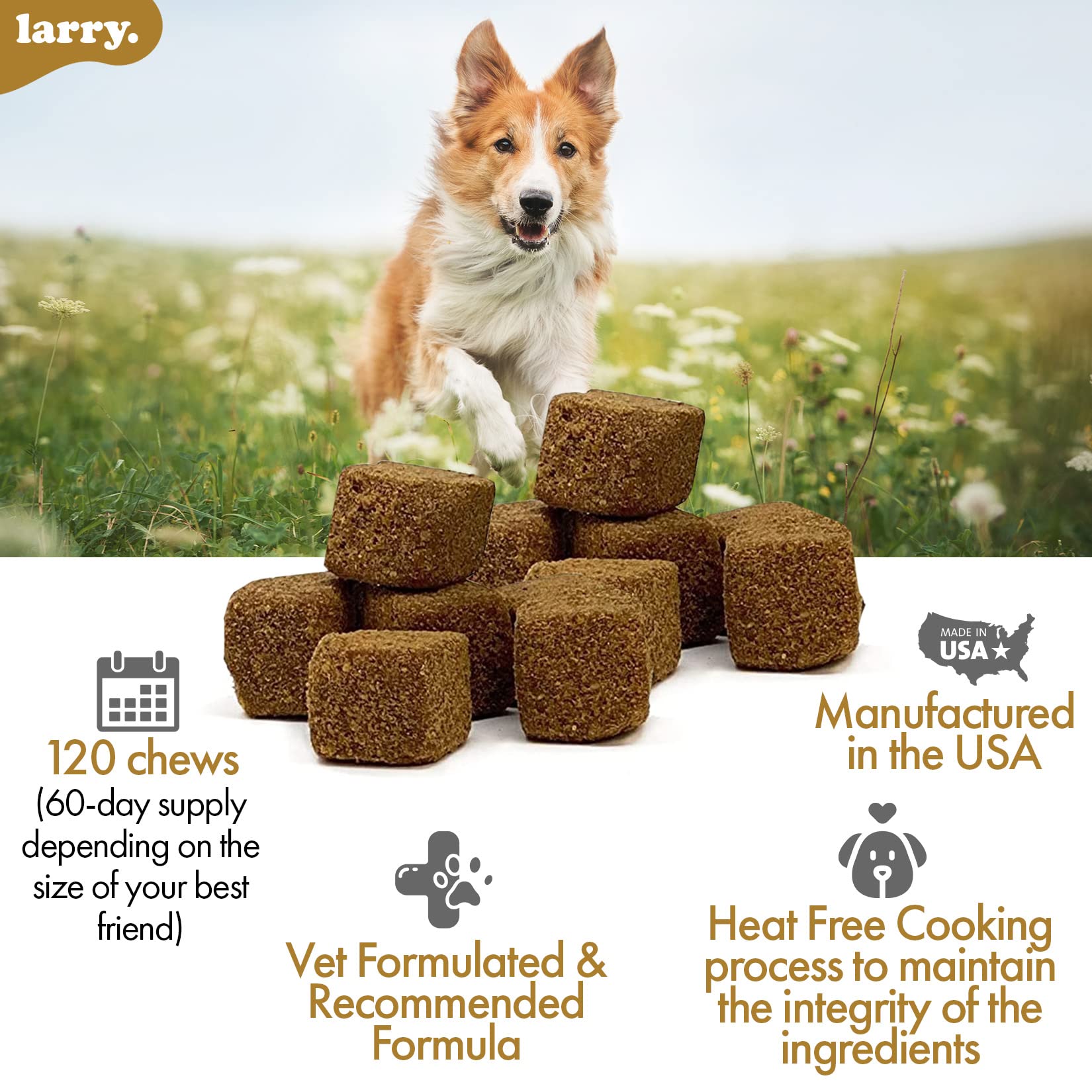 Larry sans maïs soja blé OGMs, formule hypoallergénique possible
