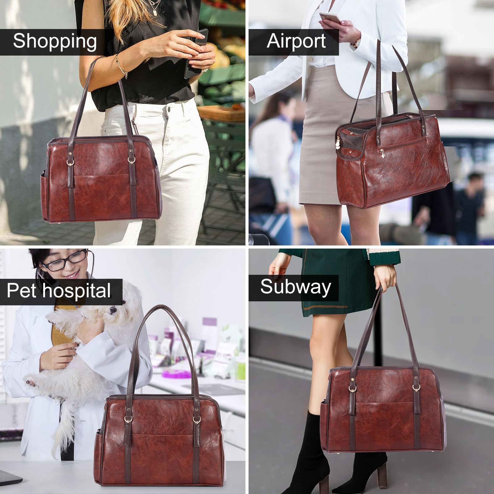 Lasaviin sac transport mode matiere vegan cuir résistant et doux