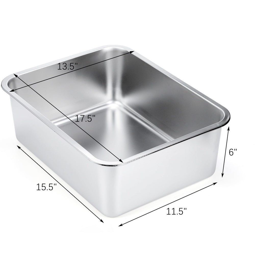 Boîtes Lawei en inox ensemble, design sûr et nettoyage rapide.