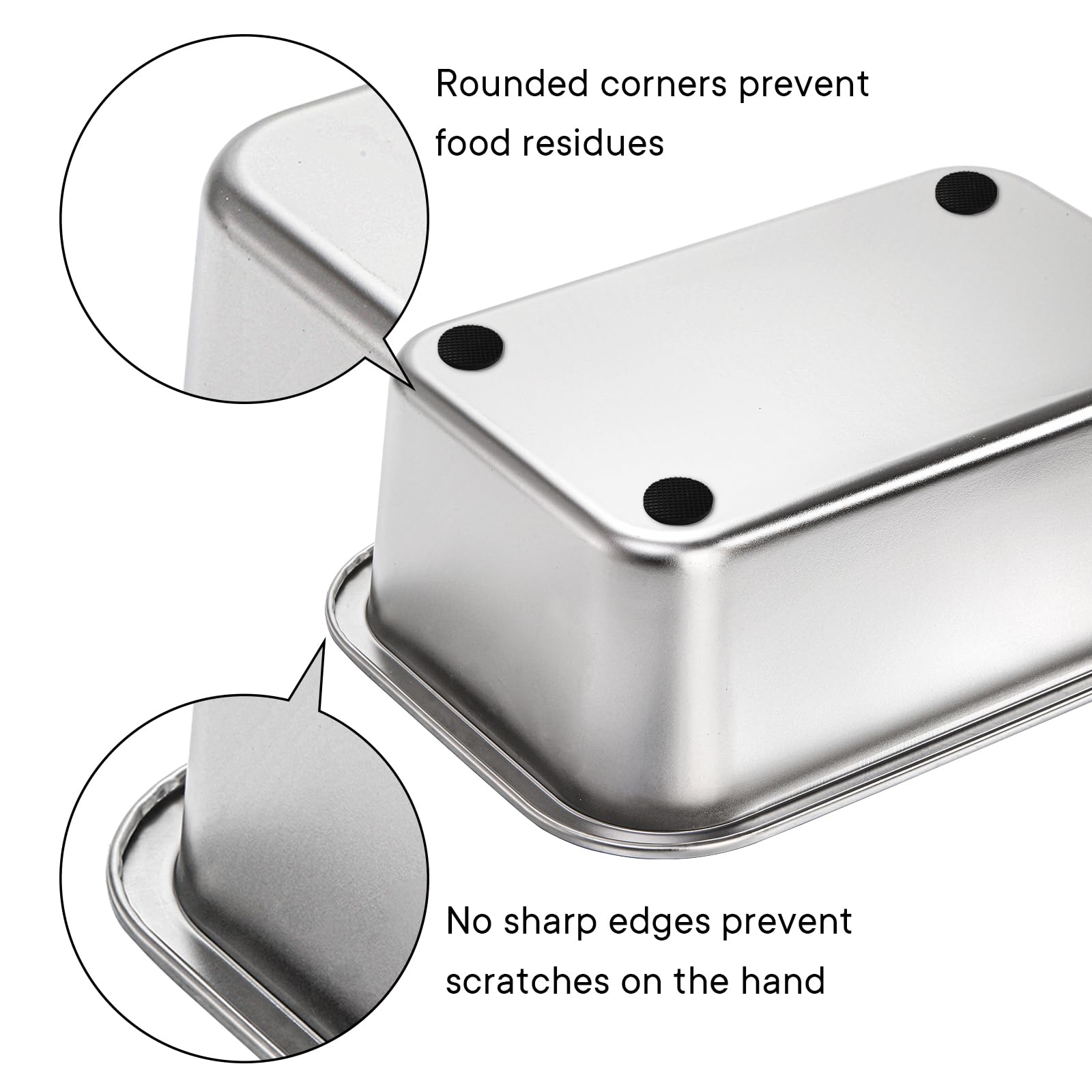 Matériau inox alimentaire sans odeur et durable, résistant à la rouille.