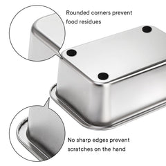 Matériau inox alimentaire sans odeur et durable, résistant à la rouille.