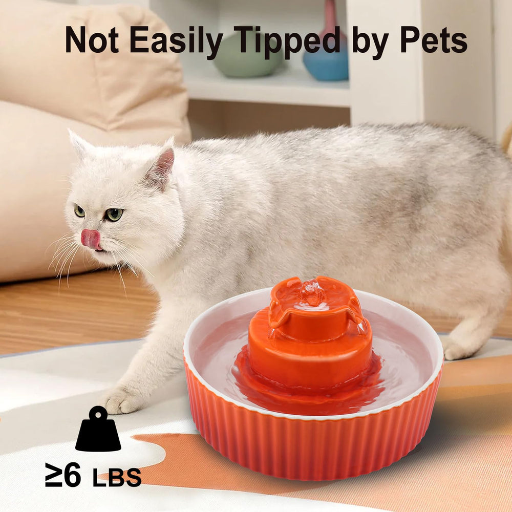 Lawfery fontaine-chat capacité 2 L pour foyers multi-animaux.