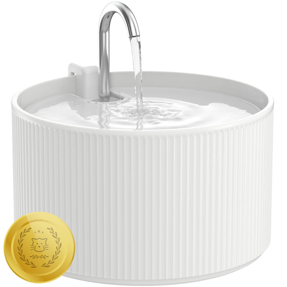 Lawfery fontaine eau chat ceramique 2-2l offre hydratation durable pour votre animal.