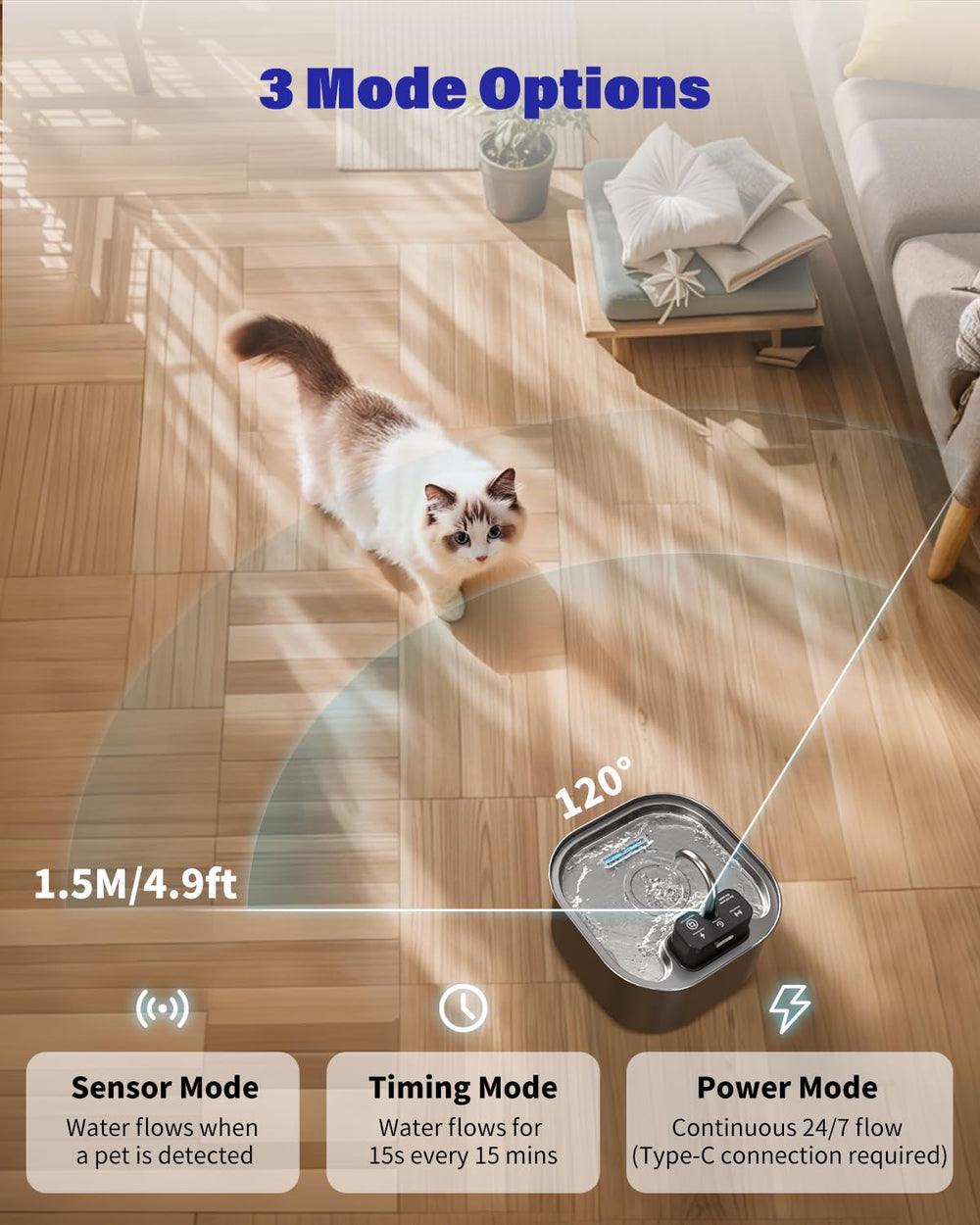Lawfery pompe ultra silencieuse, parfaite pour les nuits et les siestes des animaux.