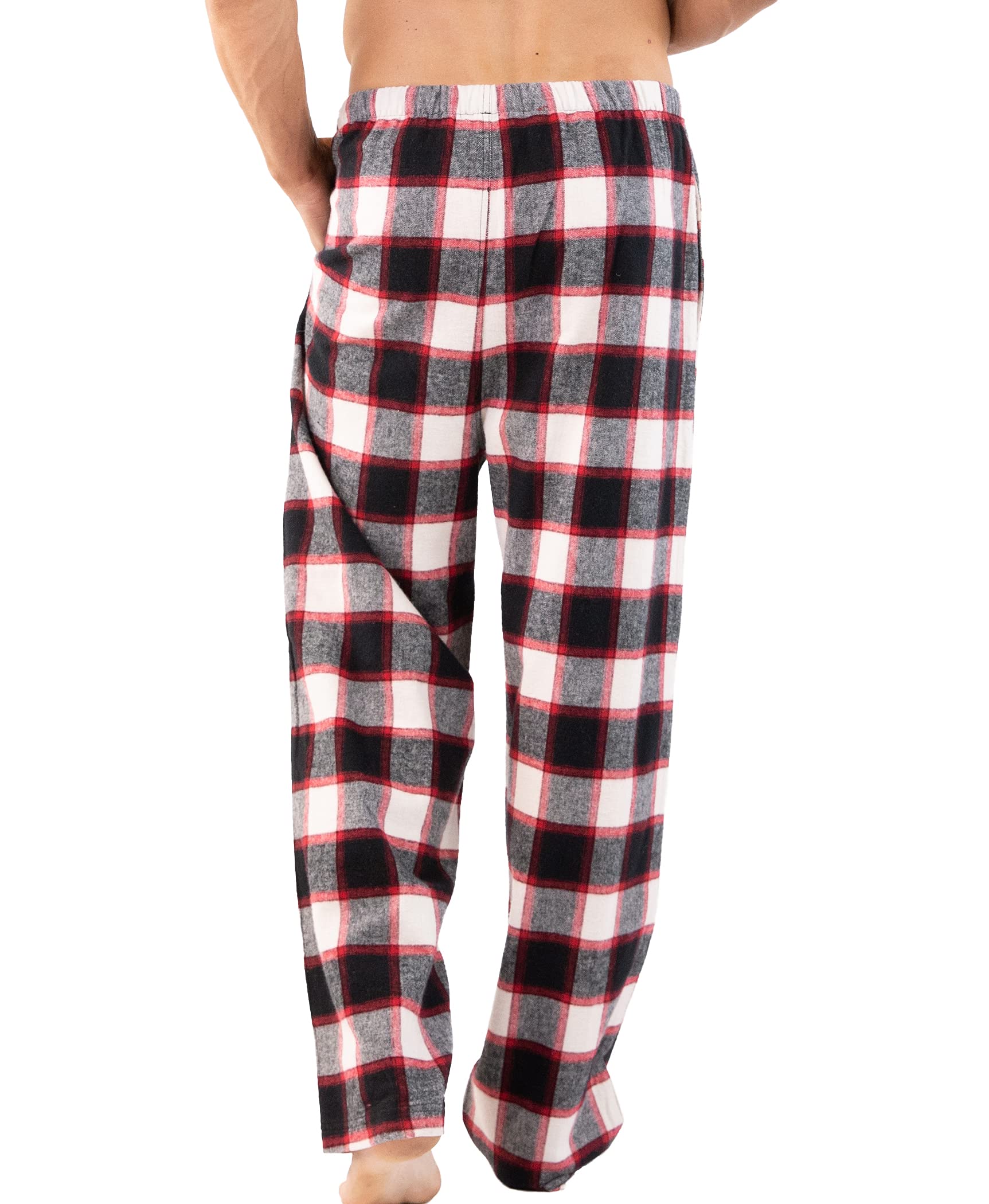 Lazy One pantalon flanelle, ceinture élastique pour un ajustement pratique.