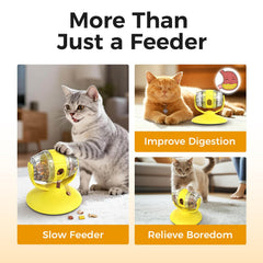 Distributeur gourmandises LazySeal pour chat favorisant une alimentation lente