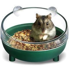 Bain de sable LazYYzal pour hamster nain, pratique et facile à nettoyer.