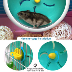 Roue lazYYzal avec support dans cage pour installation pratique.