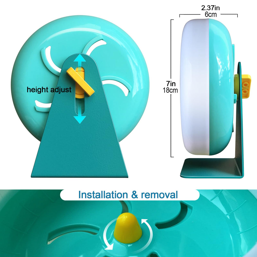 Roue lazYYzal durable résistante à la mastication pour petits animaux.