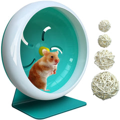 Roue silencieuse lazYYzal 7 pouces bleu pour sessions nocturnes calmes.