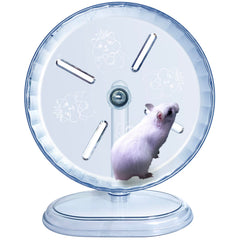 Roue silencieuse lazYYzal pour hamster, fonctionnement calme et sans bruit.