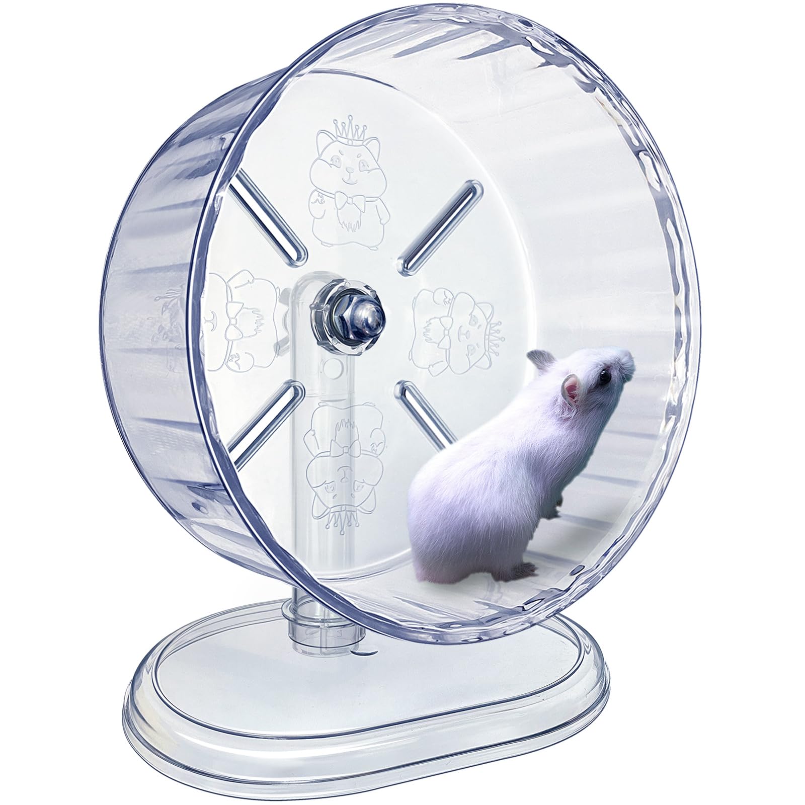 Support reglable lazYYzal pour roue d’exercice, montage simple.