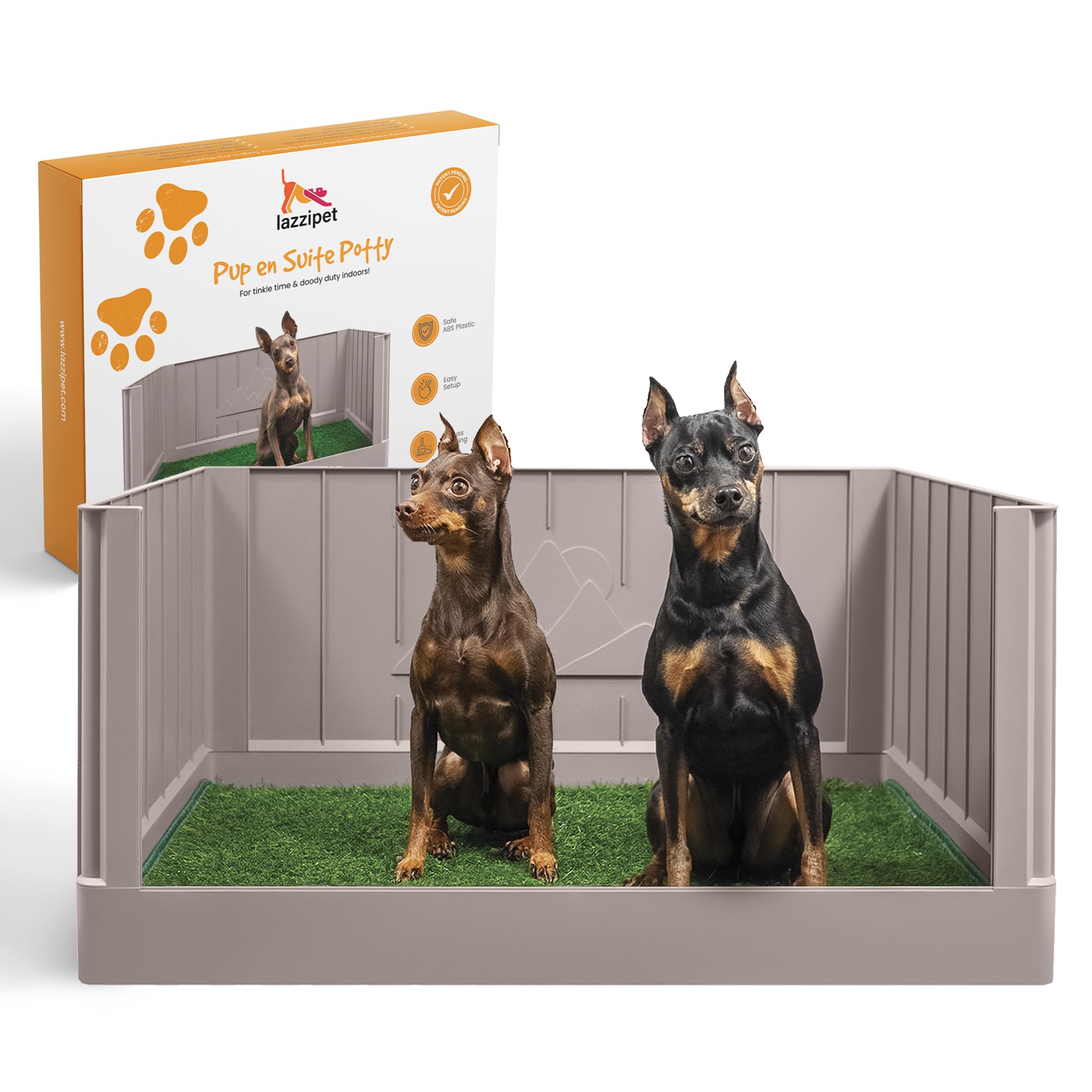 LAZZIPET Toilette pour chiot: convient petits et moyens chiens