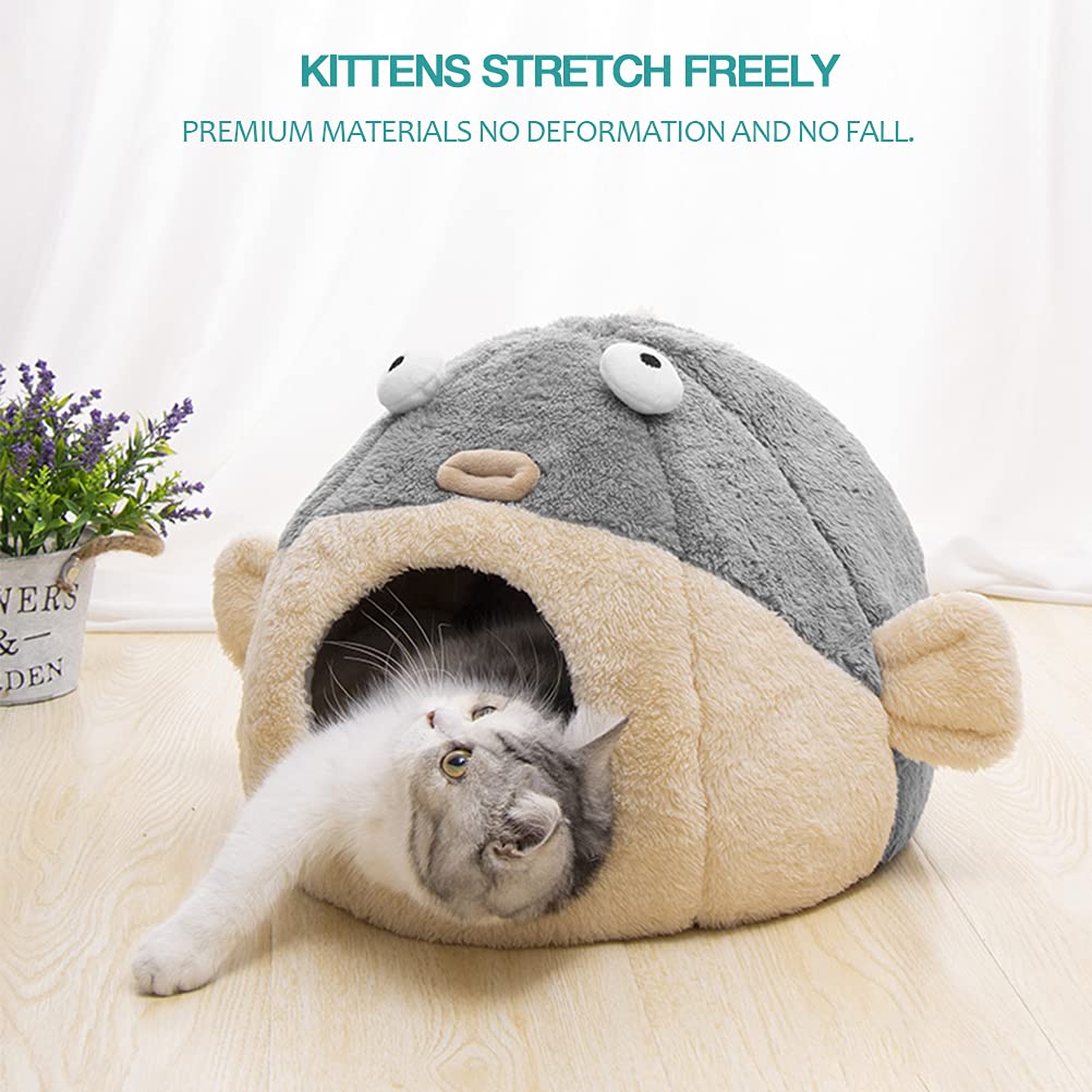 Lcybem cachette chat gris: espace intime pour se cacher