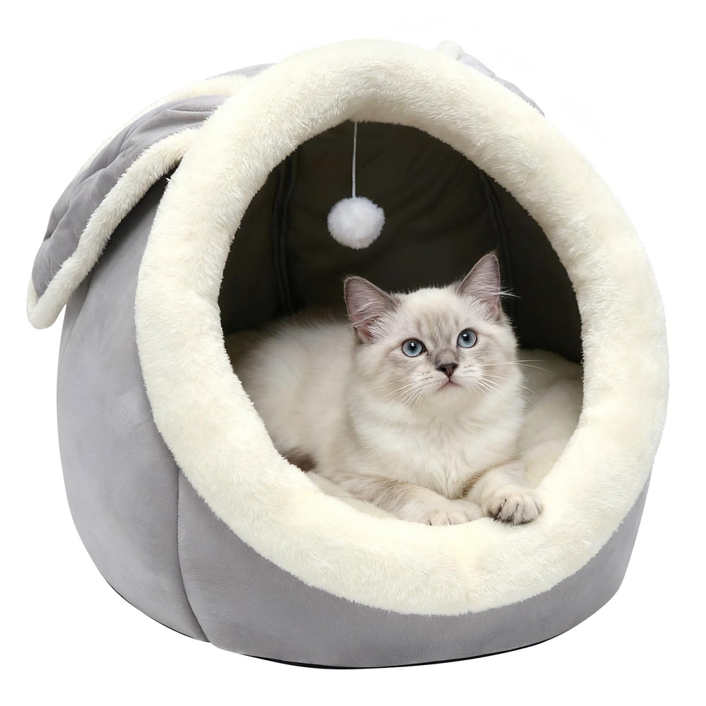 Grotte chat lapin Lcybem: cachette douillette pour se reposer en sécurité.